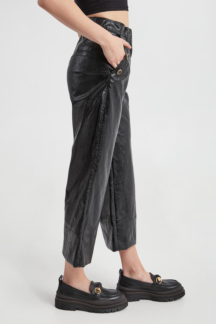 Spodnie damskie z ekoskóry Cicoria MARELLA