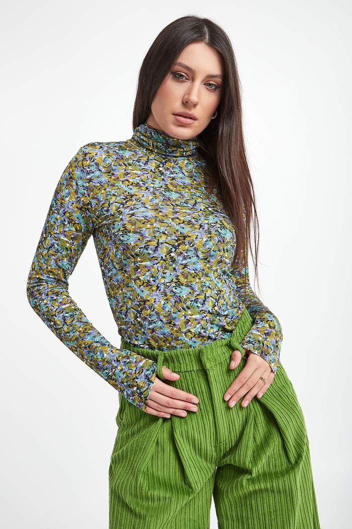 Bluzka damska z golfem GESTUZ