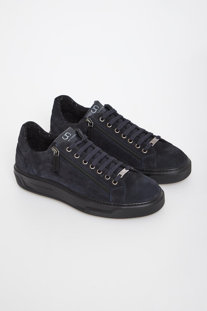Sneakersy męskie zamszowe CESARE CASADEI