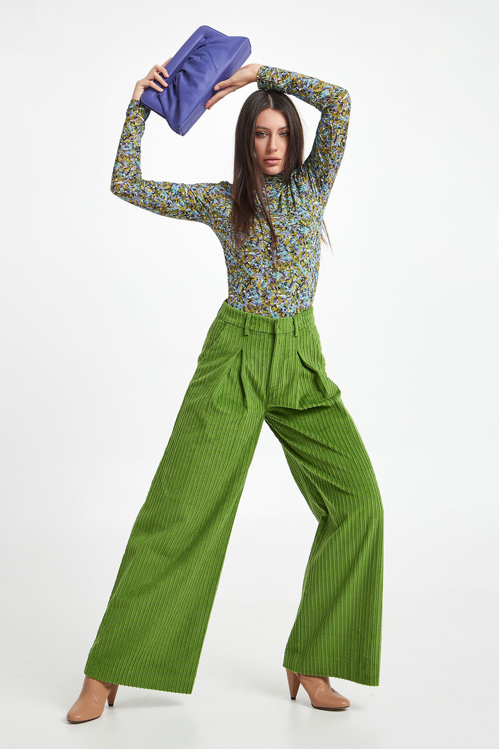 Bluzka damska z golfem GESTUZ