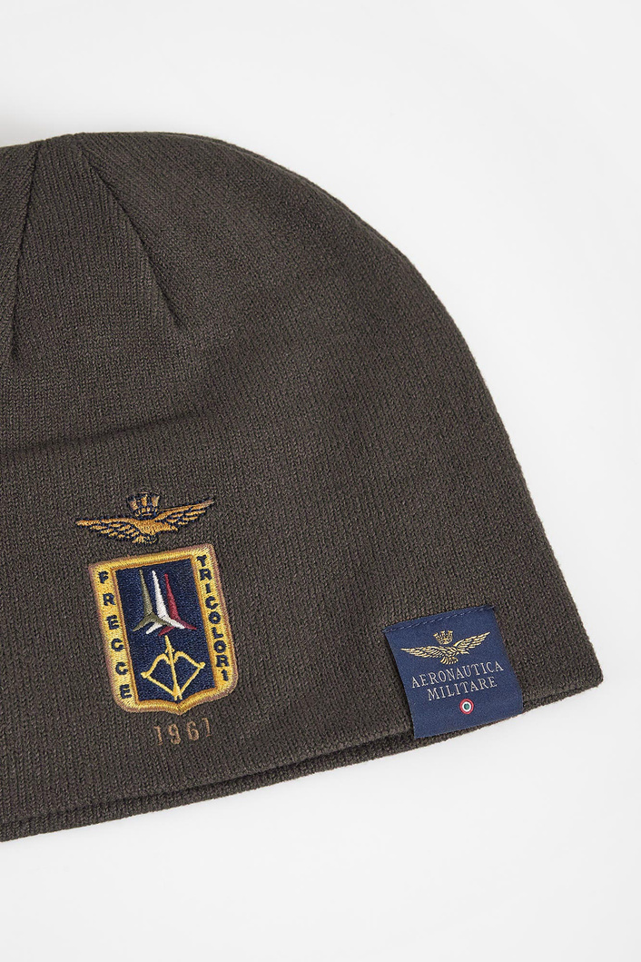 Czapka męska z logo AERONAUTICA MILITARE