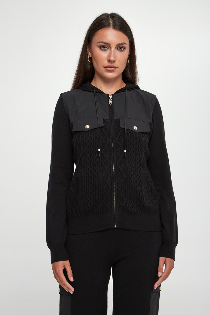 Sweter dmaski z kapturem LIU JO