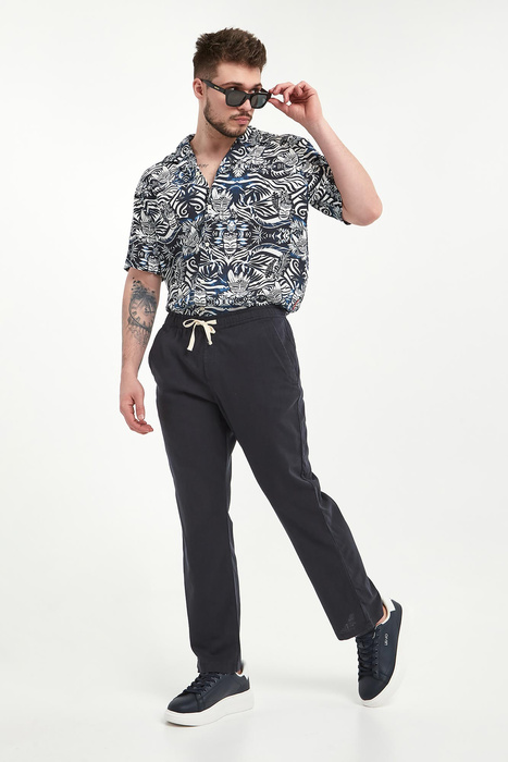 Spodnie męskie lniane Russell-W JOOP! JEANS