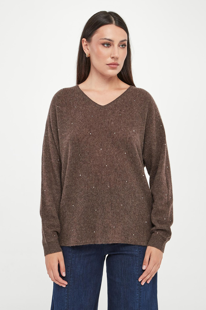 Sweter damski kaszmirowy JOSEPH RIBKOFF