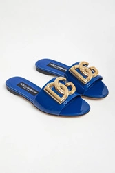 Klapki damskie skórzane DOLCE & GABBANA