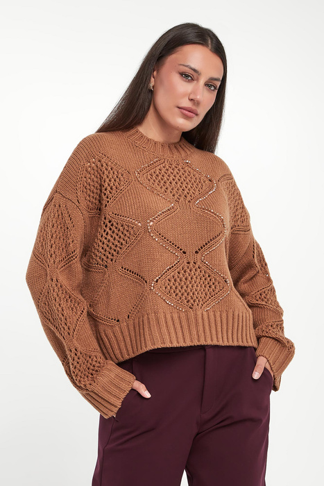 Sweter damski z wełną LIU JO