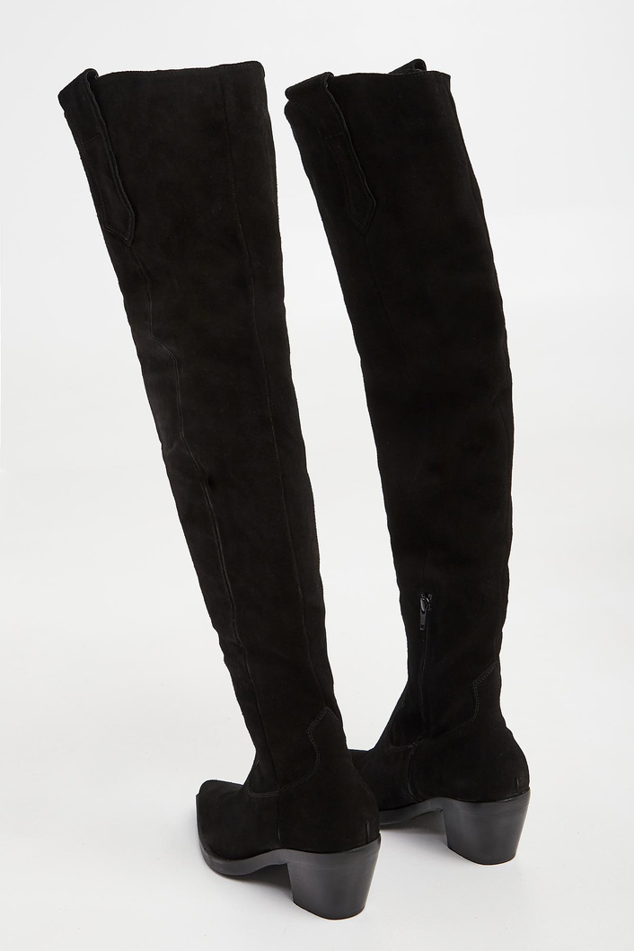 Kozaki damskie zamszowe PINKO