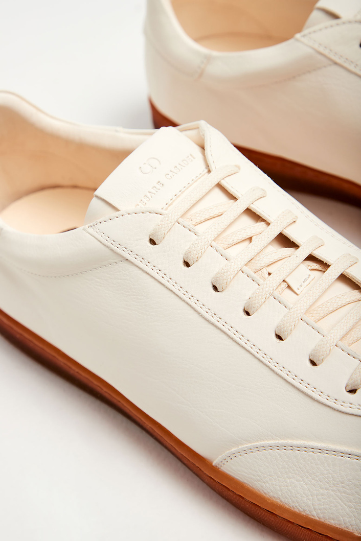 Sneakersy męskie skórzane CESARE CASADEI