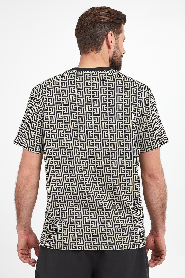 T-shirt męski z logo BALMAIN