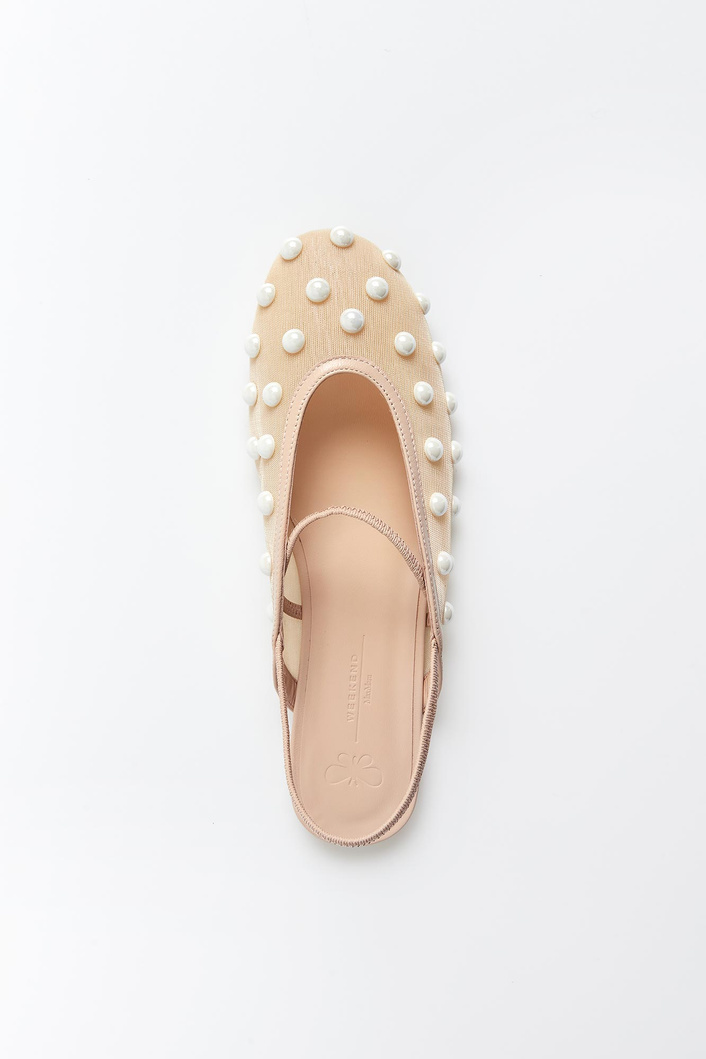 Baleriny z perłami Sonni WEEKEND MAX MARA