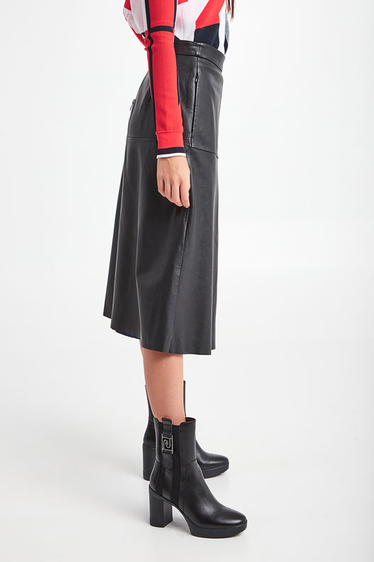 Spódnica skórzana Lambert SPORTMAX CODE