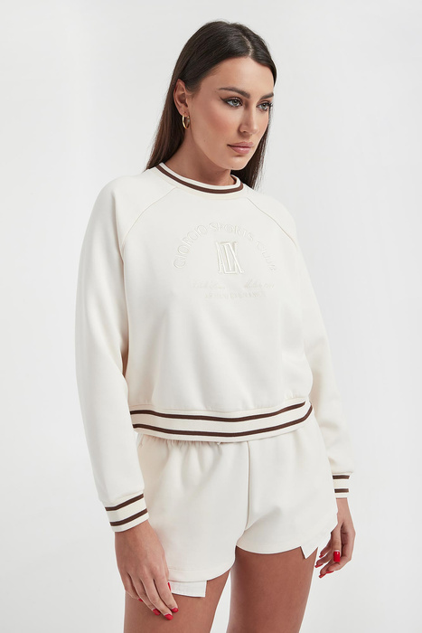 Bluza damska z logo ARMANI EXCHANGE