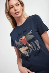 T-shirt damski AERONAUTICA MILITARE