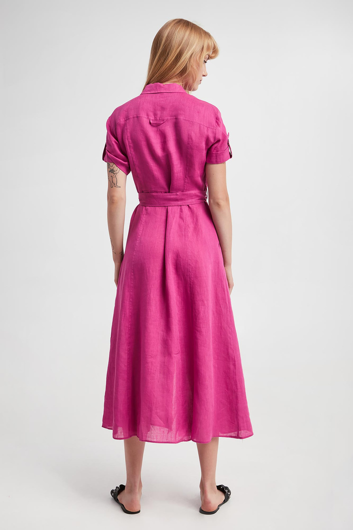 Sukienka lniana Banca MARELLA SPORT