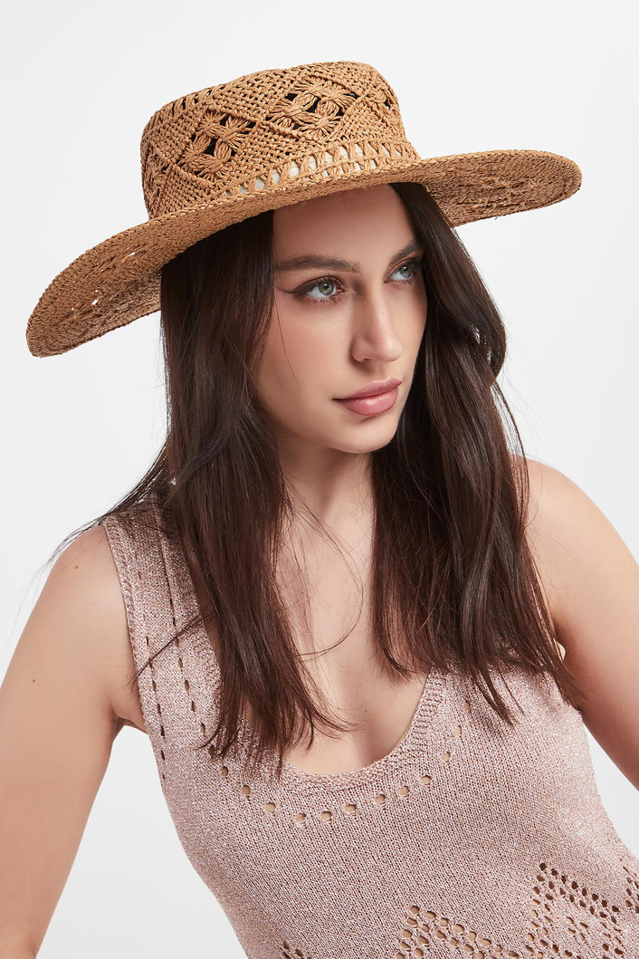 Kapelusz damski pleciony TWINSET U&B