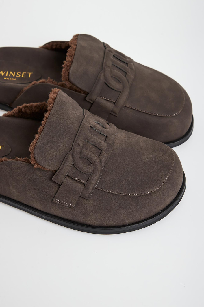 Klapki mule damskie TWINSET