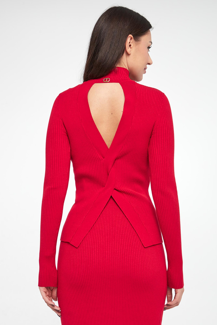 Sweter damski z półgolfem TWINSET