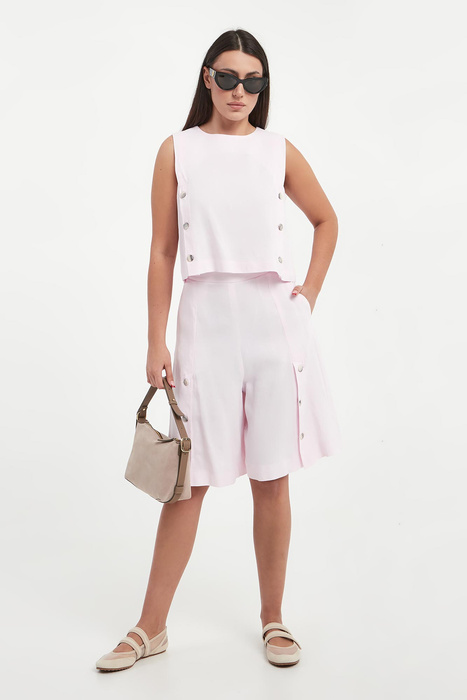 Bermudy damskie lniane Acaici MARELLA MONOCHROME