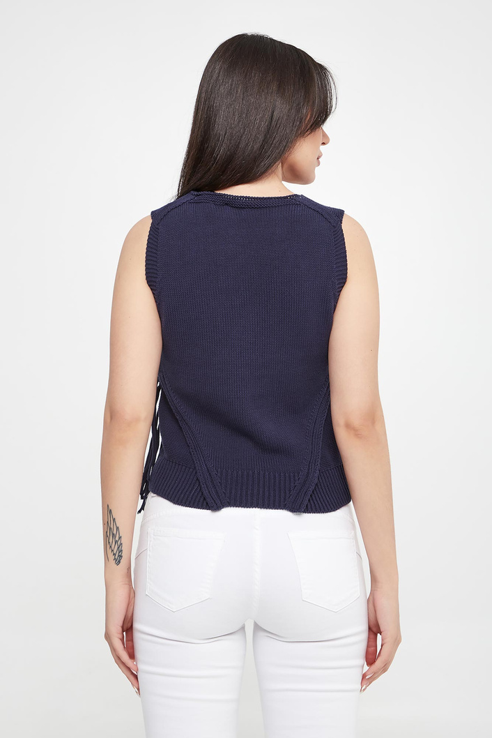 Kamizelka damska z frędzlami Austero MARELLA SPORT