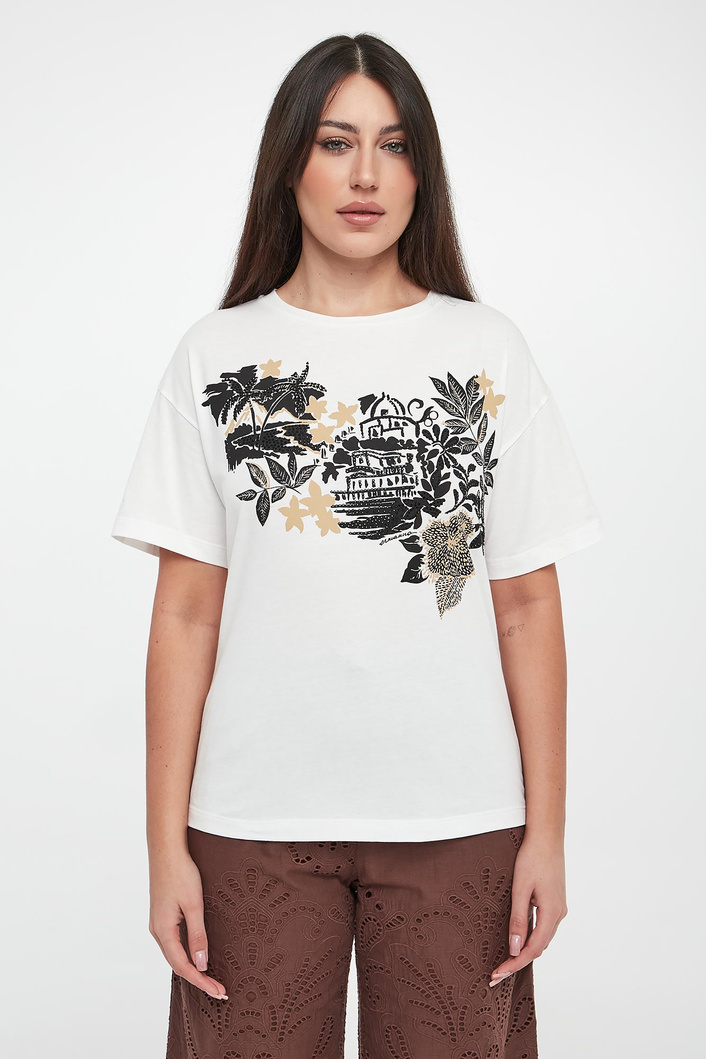 T-shirt damski ERMANNO FIRENZE