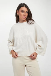 Sweter damski z jedwabiem i kaszmirem PESERICO