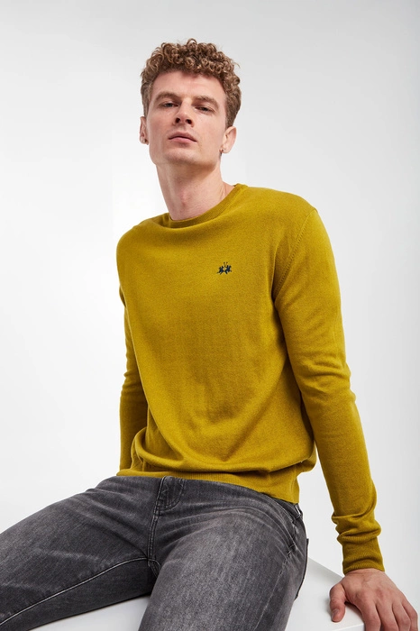 Sweter męski z wełną LA MARTINA