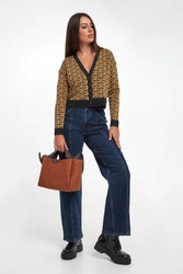 Kardigan damski logowany DKNY