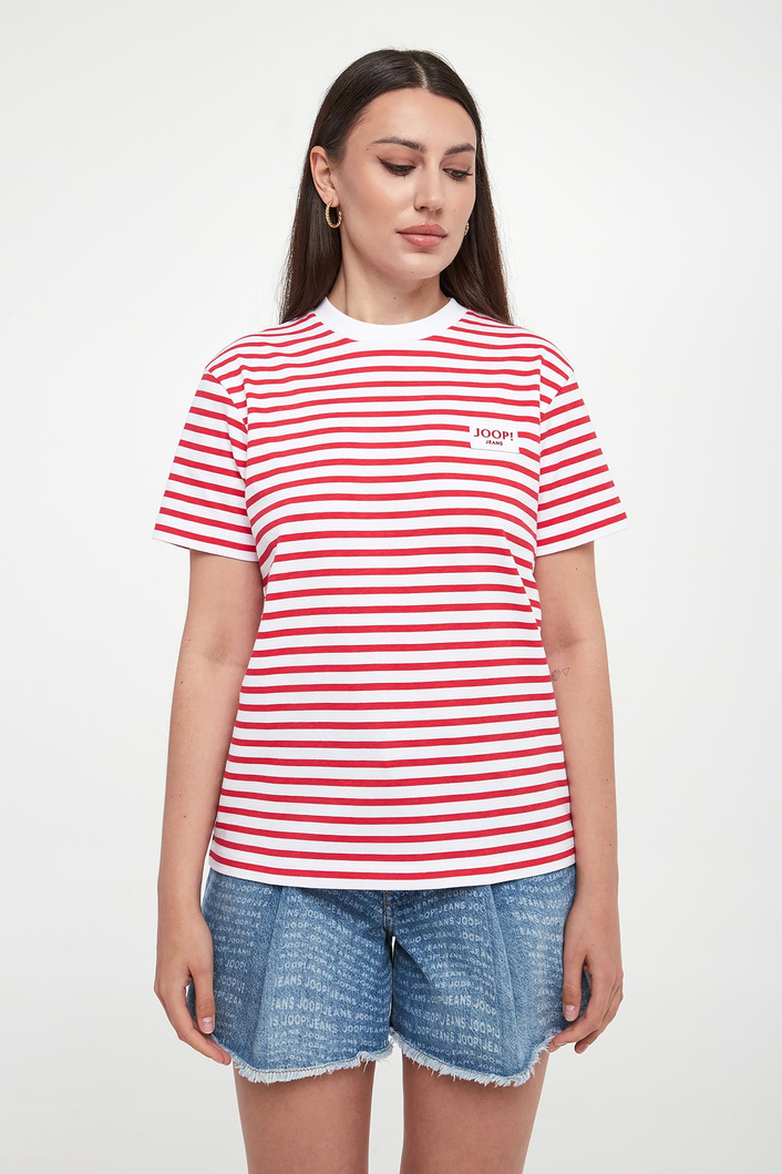 T-shirt damski w paski Teele JOOP! JEANS