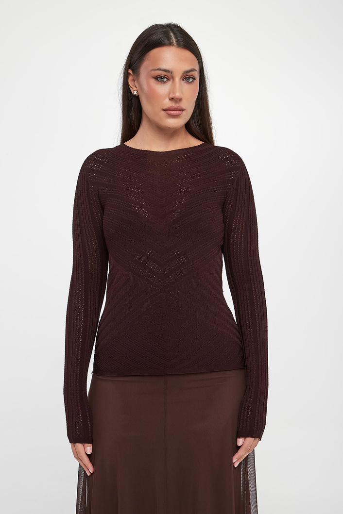 Sweter damski ażurowy TWINSET