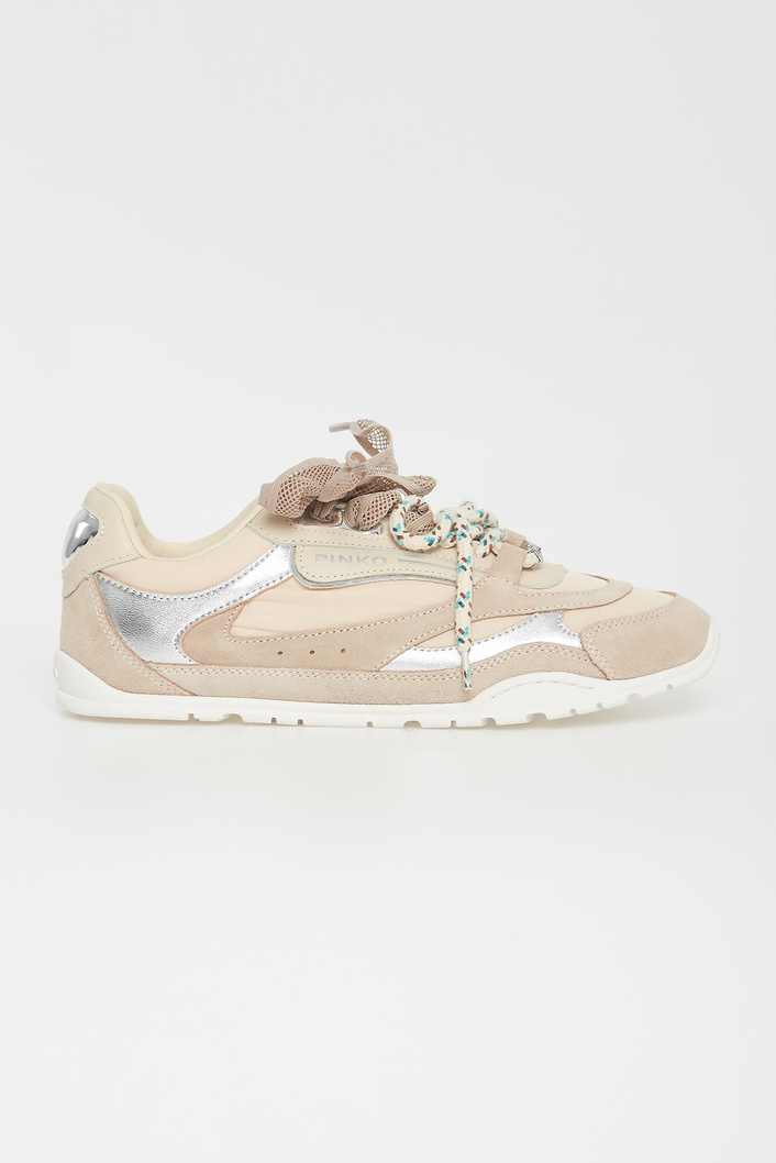 Sneakersy damskie zamszowe PINKO