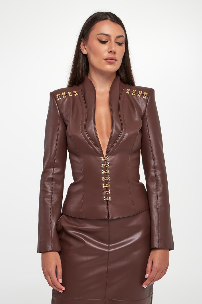 Żakiet z ekoskóry ELISABETTA FRANCHI