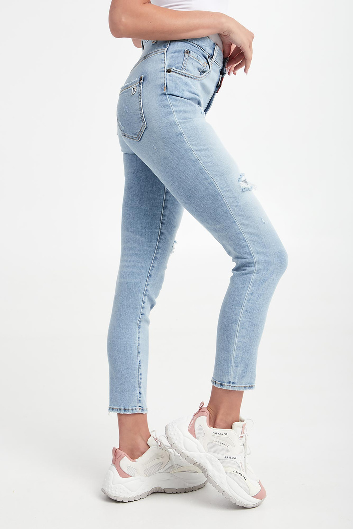 Jeansy damskie High Waist Cropped Twiggy DSQUARED2