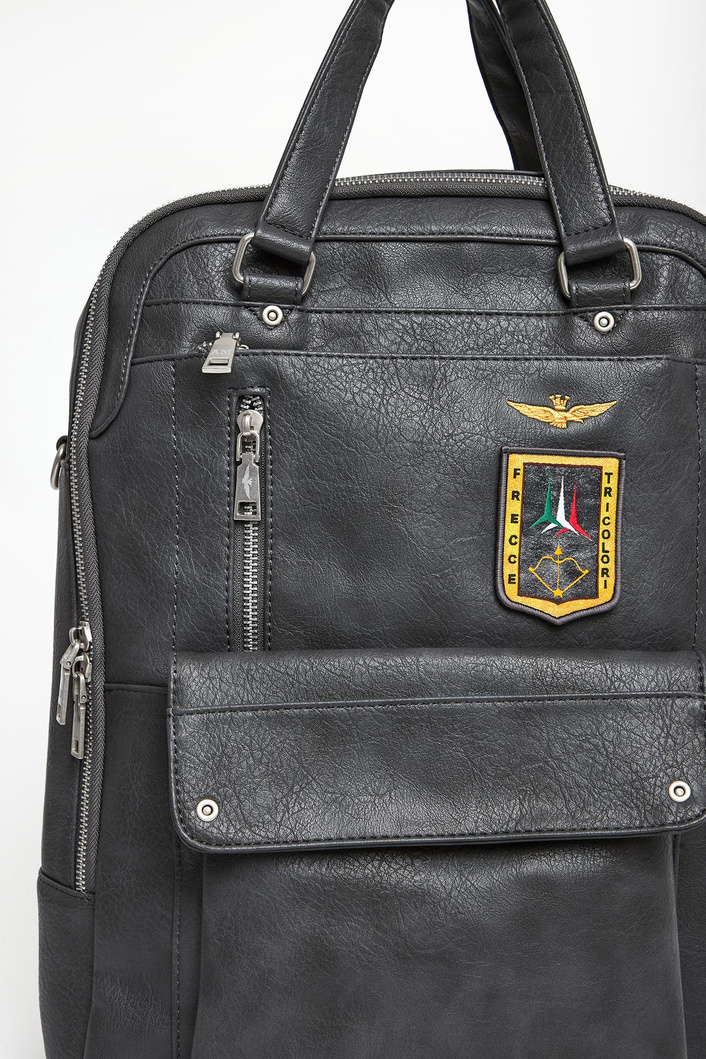 Plecak męski skórzany AERONAUTICA MILITARE