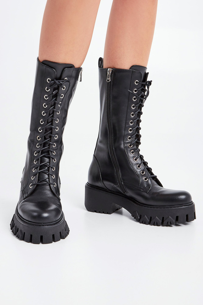 Trapery skórzane PATRIZIA PEPE