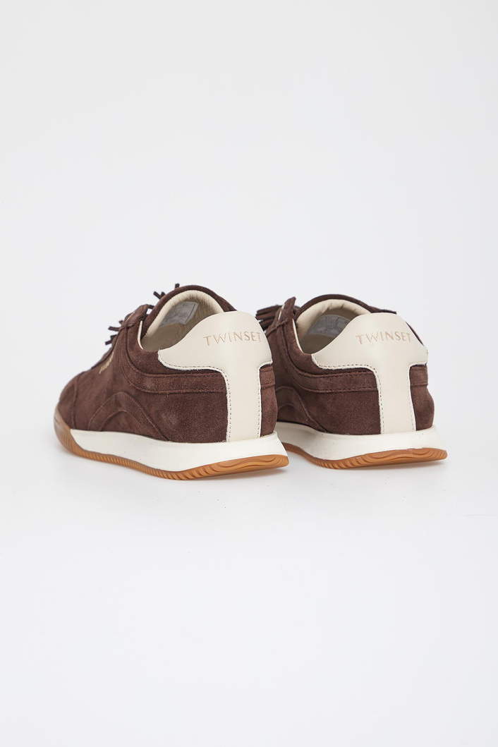 Sneakersy damskie zamszowe TWINSET
