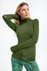 Bluzka damska z golfem GESTUZ