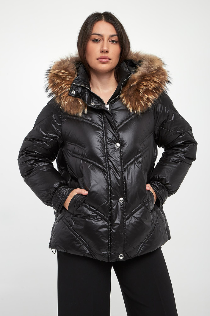 Kurtka damska z futerkiem ERMANNO FRIENZE