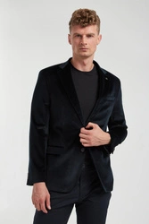  Marynarka męska welurowa KARL LAGERFELD