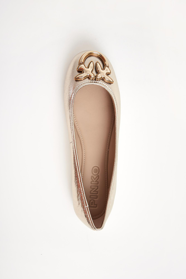 Baleriny skórzane PINKO