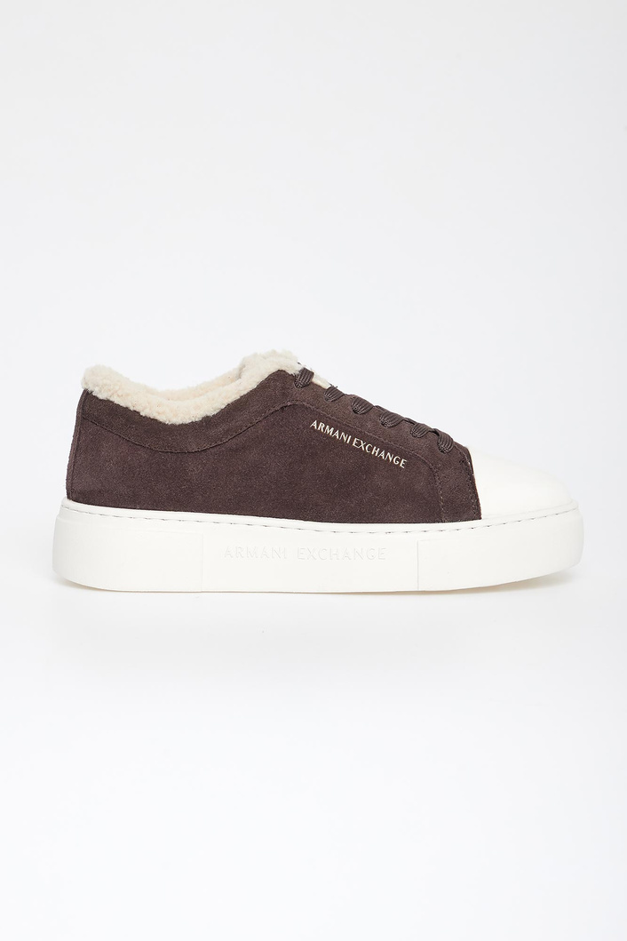 Sneakersy damskie zamszowe ARMANI EXCHANGE