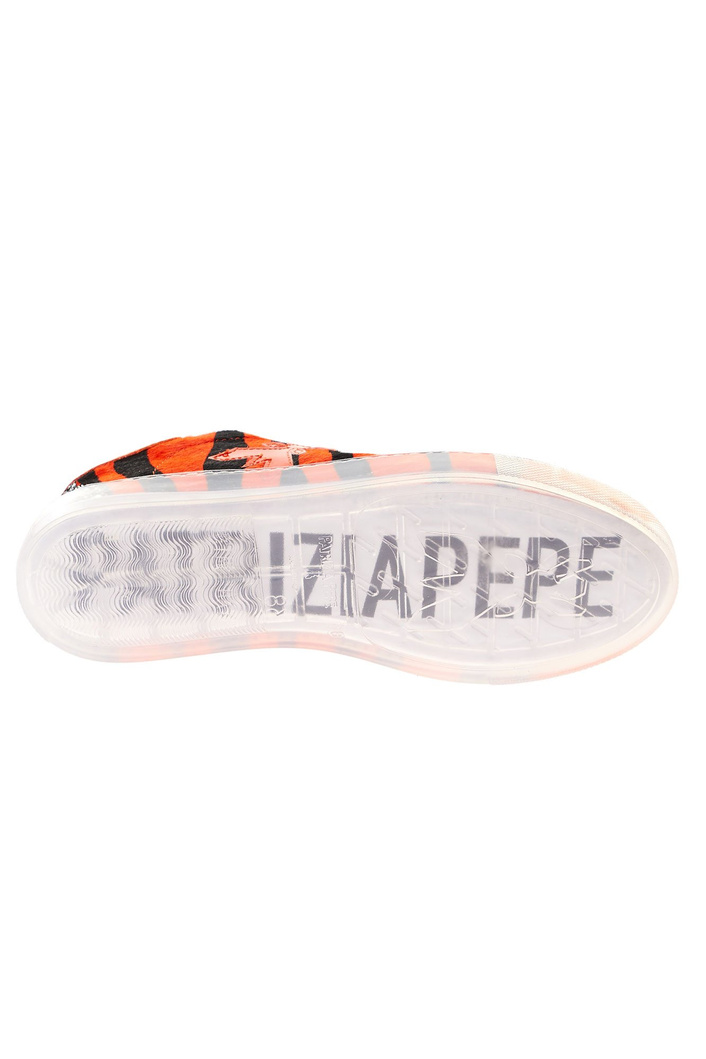 Sneakersy skórzane PATRIZIA PEPE
