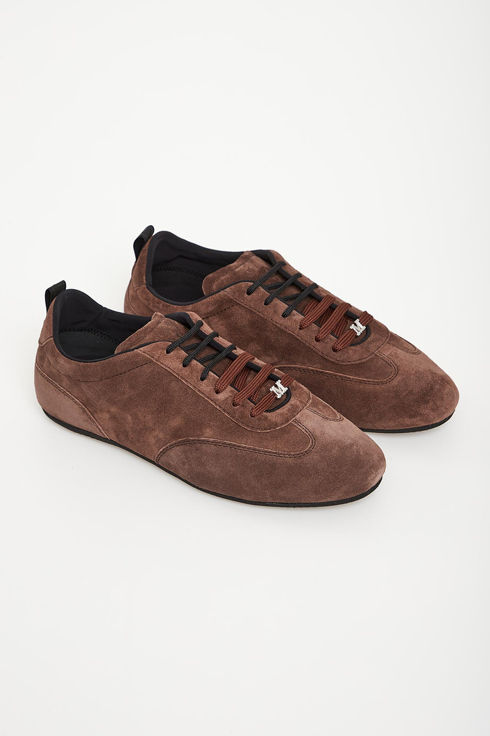 Sneakersy damskie zamszowe Stecca MAX MARA ACCESSORI