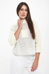 Sweter damski z cekinami SPORTALM