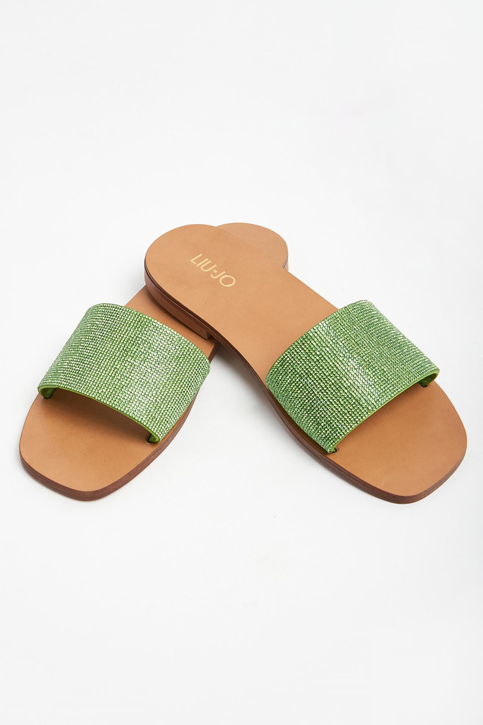 Klapki damskie skórzane LIU JO