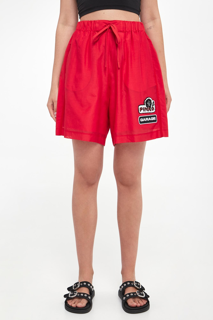 Bermudy damskie z jedwabiem Lewis PINKO