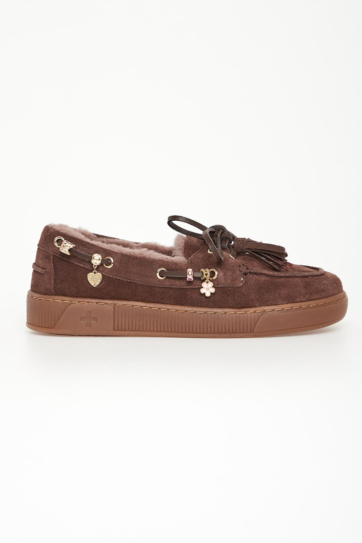 Loafersy damskie skórzane GIO+