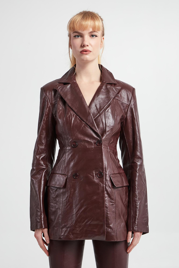 Marynarka damska skórzana GESTUZ