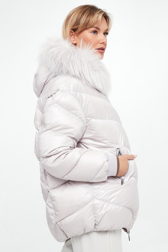 Kurtka damska puchowa dwustronna DIEGO M