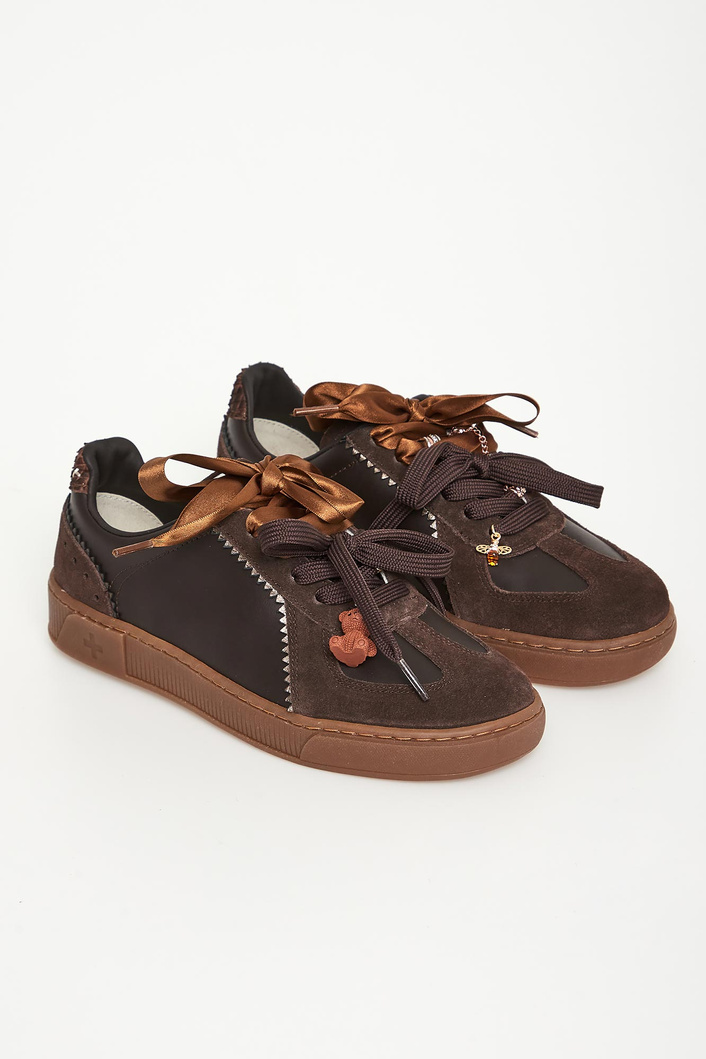 Sneakersy damskie skórzane GIO+
