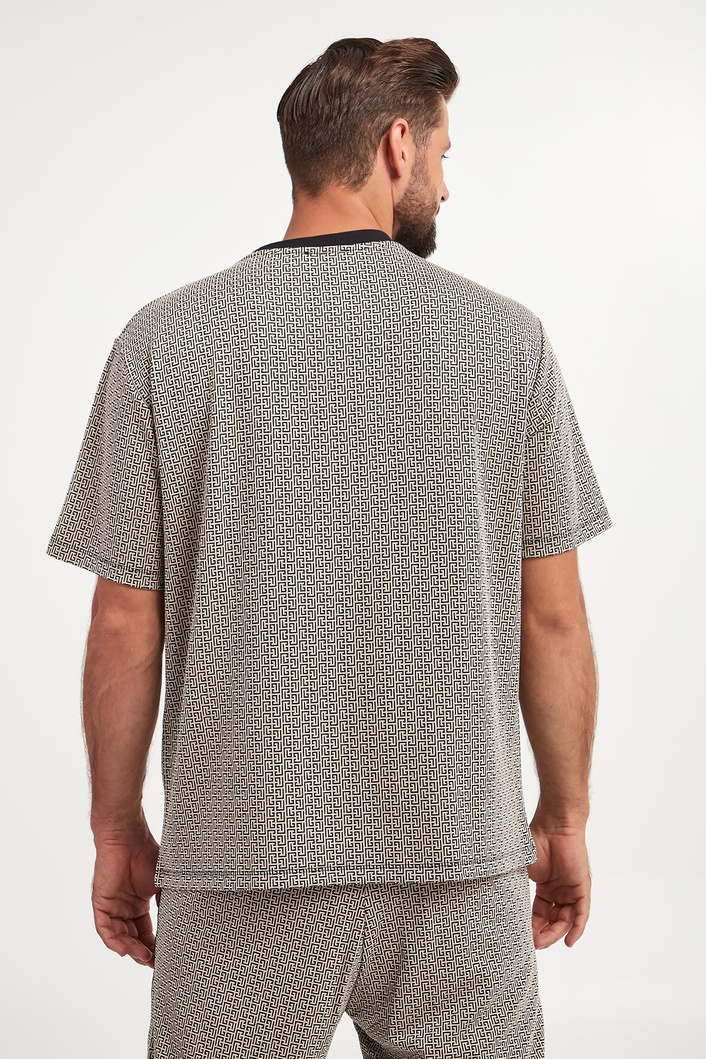 T-shirt męski z logo BALMAIN